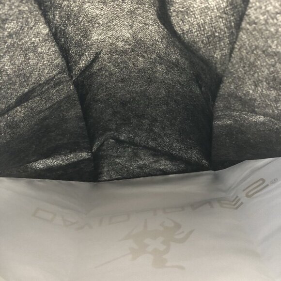 David Jones Glittering Non-Woven Tote Bag Silver Lightweight Eco-Friendly Shoppi - Picture 5 of 6